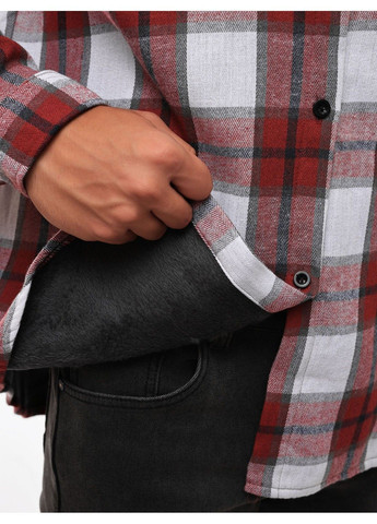 Бордовая рубашка No Brand