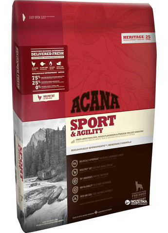 Сухий корм для активних собак усіх порід Sport & Agility 17 кг (a53017) Acana (293276933)