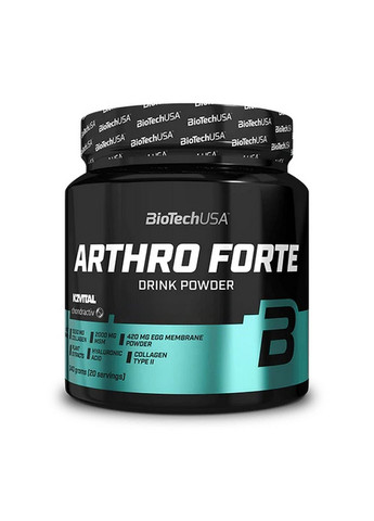Препарат для суставов и связок Arthro Forte Powder, 340 грамм Черная смородина Biotech (293420048)