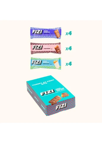 Батончики Mood Booster Mood Booster, мікс бокс, 12×40 г FIZI (382398437)