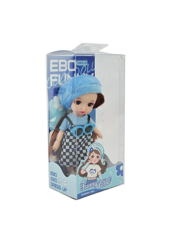 Кукла-игрушка в модном наряде Funny EBO высотой 18 см в ассортименте - No Brand DH2368A (371928702)