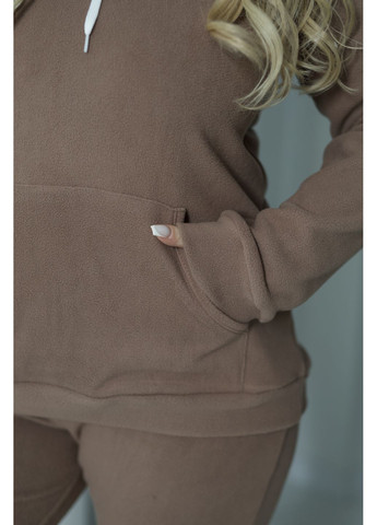 Жіночий теплий флісовий спортивний костюм худі та штани, розмір GF7128 No Brand (368771963)