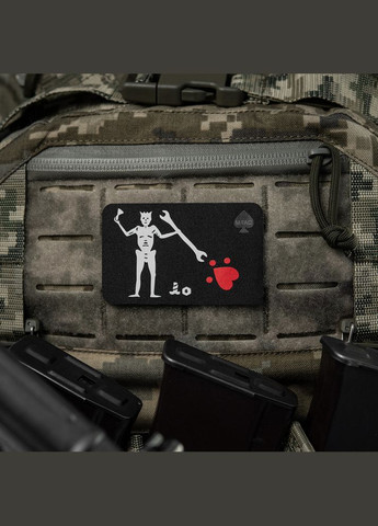 Нашивка прапор Чорна Борода Механік Black M-TAC (315047470)