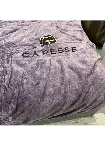 Розкіш велюру: постільна білизна євро фіолетового кольору (Velvet Touch). Простирадло на резинці. Підковдра 200*230см. No Brand (370278947)