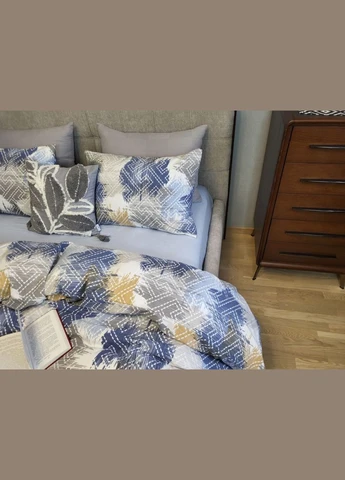 КПБ Комфорт-текстиль Фланель Азарт/блакитний 180x215 см 50x50 см ( КТ_pvu_6316_39_50x50 ) Комфорт-текстиль Фланель Азарт/блакитний (316084980)
