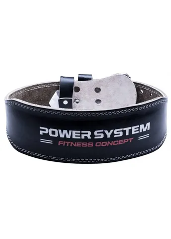 Пояс для важкої атлетики PS-3100 Power шкіряний Black Power System (389565205)