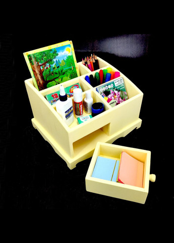 Настольный органайзер из дерева Такседо лимонад (КНЦ-006851) No Brand (328228018)