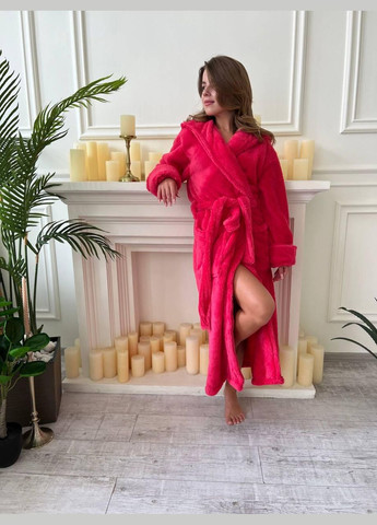 Халат женский махровый Ярко-розовый (П4К-al-halat-013-03) No Brand (323161103)