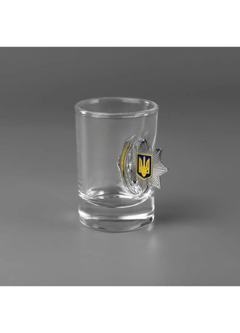 Подарочная стопка для водки 6 шт, деревянная упаковка "Национальная полиция" | Подарок коллеге, шефу, мужчине Handmade 225-001-056 (366889326)