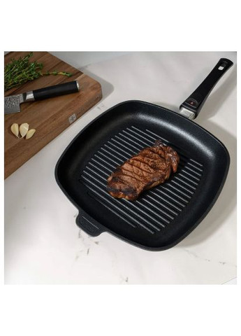 Сковорода Induction гриль 28 x 28 см зі з'ємною ручкою (XD63281iD) Swiss Diamond Induction гриль 28 x 28 см зі з'ємною ручкою (370019512)