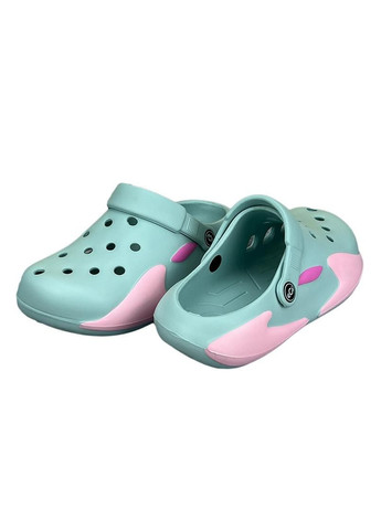 Женские кроксы голубые 640 Sanlin (259212595)