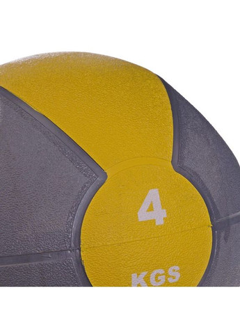 Медбол м'яч медичний дворучний з хватами (вага 4 кг) FI-2619-4 Zelart (367617639)