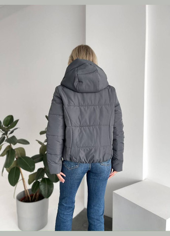 Графітова демісезонна куртка демісезонна оверсайз LeVi