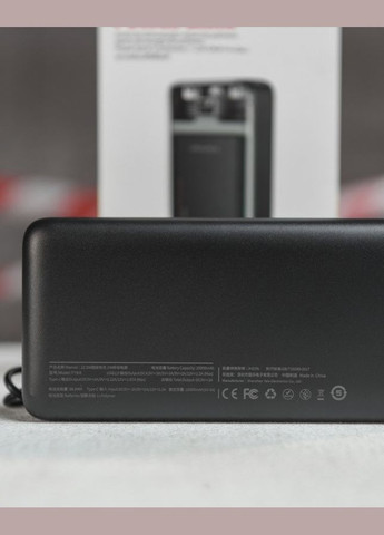 Повер банк 20000mAh Awei P78K зі швидкою зарядкою 22.5W чорний No Brand (314952854)