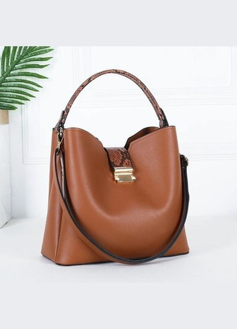 Комплект сумка та косметичка Dears Brown Italian Bags (290889030)