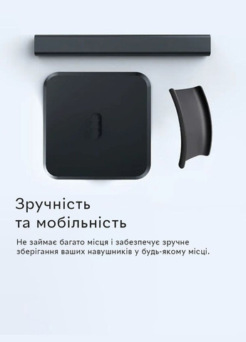 Подставка для наушников Headphone stand, Black органайзер для гарнитуры на нескользкой основе Semi (336919314)