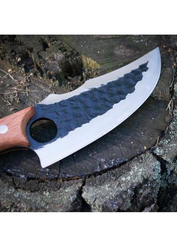 Кухонний ніж Sonmelony для м’яса та овочів 27.5 см, дерев’яна рукоятка (RT6-188) No Brand (365820401)