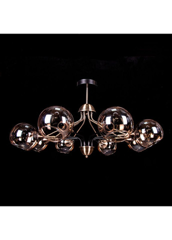 Люстра в стиле лофт на 8 лампочек N5038/8/AB+BK No Brand (352229983)