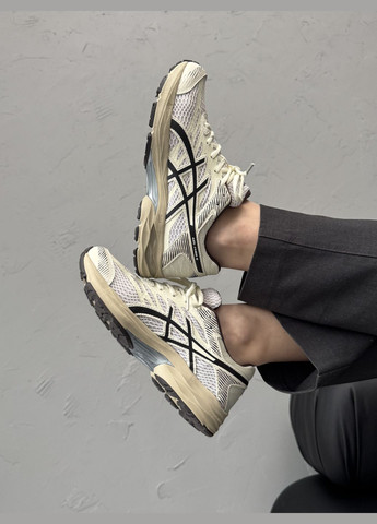 Кроссовки женские и мужские Asics Gel-Flux 4 beige | Асикс Гель-Флукс 4 бежевые No Brand бежевые демисезоны (316663558)