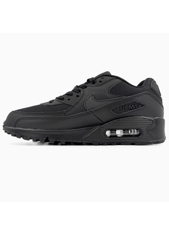 Чорні літні кросівки nike air max 90 triple black найк аір макс 90 No Brand