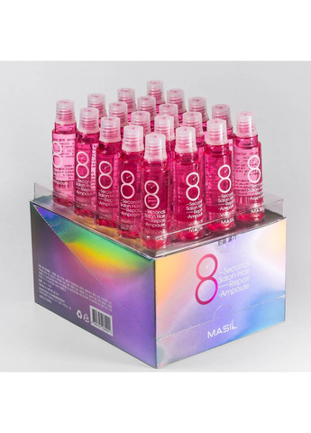 Маска філер для волосся 8 Seconds Salon Hair Repair Ampoule відновлювальна 15 мл MASIL (314806927)