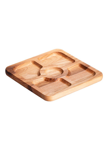 Менажниця на 5 секцій дерев'яна 25×25 см квадратна T43W250 LUGI (370801992)