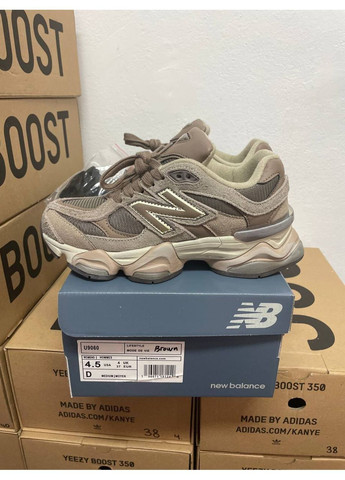Кавові всесезонні кросівки new balance 9060 brown No Brand