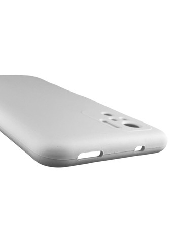 Чохол для Redmi Note 10 силіконовий з мікрофіброю нековзний на сяомі редмі нот 10 білий Xiaomi (366387657)