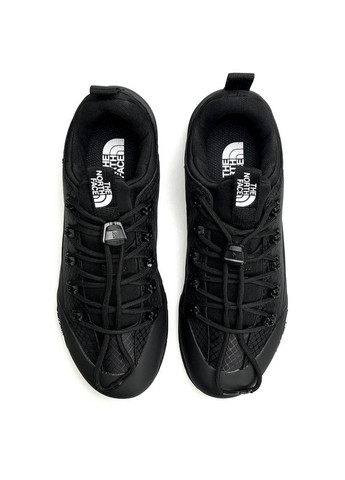 Чорні Осінні кросівки чоловічі the north all black No Brand Face Glenclyffe Low GTX