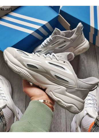 Сірі Осінні кросівки чоловічі adidas ozweego celox grey адідас озвіго No Brand