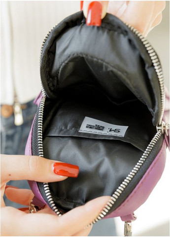 Жіноча сумка для телефону з екошкіри Фіолетова (965019311) Sambag (360965670)