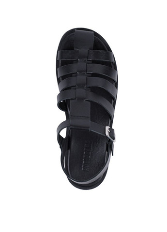 Черные женские сандалии 2972 черная кожа Attizzare