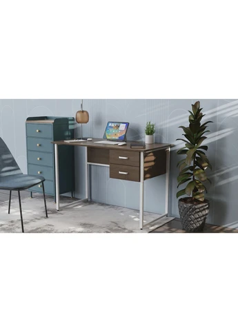 Письменный стол Гарри 76x140x60 серый ДСП 32мм (FRD-101467) Ferrum-decor (391923257)