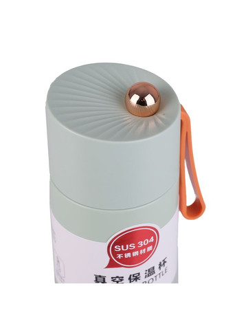 Термос Raiser 450 мл с винтовой крышкой и ремешком, оливковый Happy Life YLS80157OL No Brand (360481710)