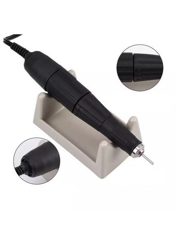 Професійний фрезер для манікюру та педикюру Strong 204 з педаллю та насадками 65Вт 35000 оборотів Чорний No Brand (340908248)