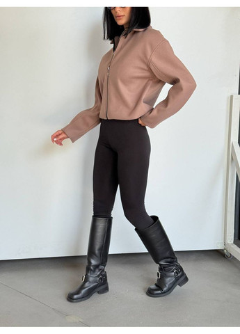 Базовий кашеміровий бомбер на підкладці – Розмірна сітка в описі DK/DL Мода без кордонів на блискавці (357435649)