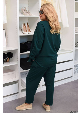 Костюм для прогулянки креп дайвінг штани та худі Україна (352777513)