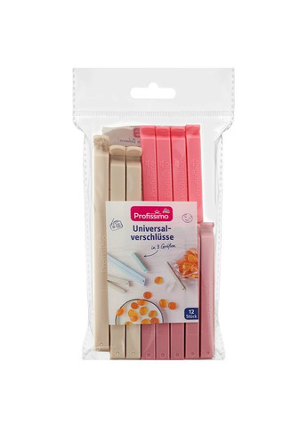 Набор кухонных прищепок, 12 шт Profissimo (359448257)