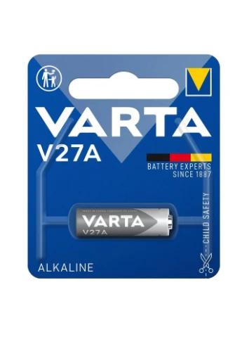 Батарейка лужна V27 A (MN27, 27А, GP27A, L828) блістер, 1 шт Varta (383142030)