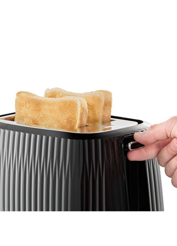 Тостер Eden 800Вт, пластик, подогрев, размораживание, черный Russell Hobbs (315435253)