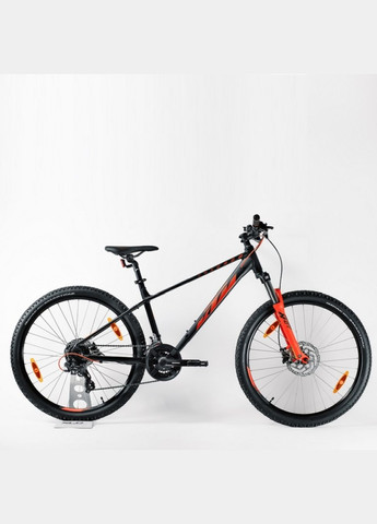 Велосипед CHICAGO 272 27.5" рама M/43, черный матовый (Оранжевый), 2022 (22814113) KTM (315031874)