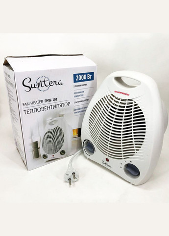 Обігрівач тепловентилятор (дуйка) FHW-101, Вітродуйка обігрівач, Електрична дуйка, 2000 w Suntera (364665788)