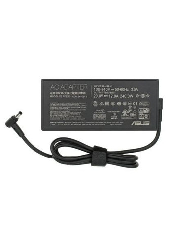 Блок живлення до ноутбуку 240W, 20V, 12A, роз'єм 6.0/3.7(pin inside), Slim-корпус (A40386) Asus 20V, Slim-к, роз'єм 6.0/3.7(pin inside), 12A, 240W (366104463)