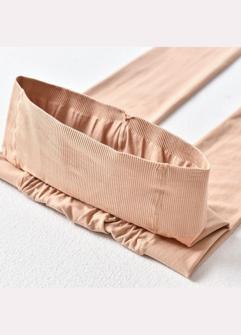 Колготки демісезонні з високою талією та ефектом формування сідниць бежеві One Size No Brand (308016875)