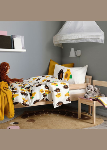 Комплект постільної білизни ІКЕА дитячий з ведмедями IKEA (273482764)