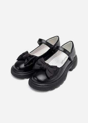 Черные туфли на плоской подошве для девочки цвет черный цб-00254843 Buddy Sheep