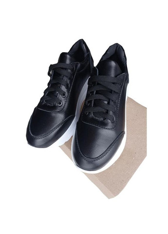 Кроссовки женские кожаные Ailinda чёрные демисезоны (315890773)