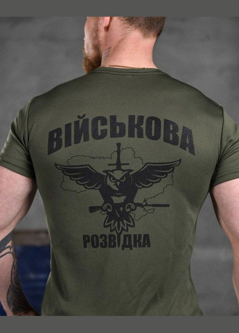 Тактична футболка потовідвідна Odin oliva розвідка ВТ6552 L No Brand (286380069)
