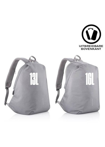 Городской рюкзак Анти-вор Bobby Soft Grey (P705.792) XD Design (322207835)