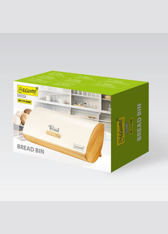 Хлібниця MR-1775-Ivory 36,5х25х13,3 см Бежевий (76672660) Maestro (329406446)